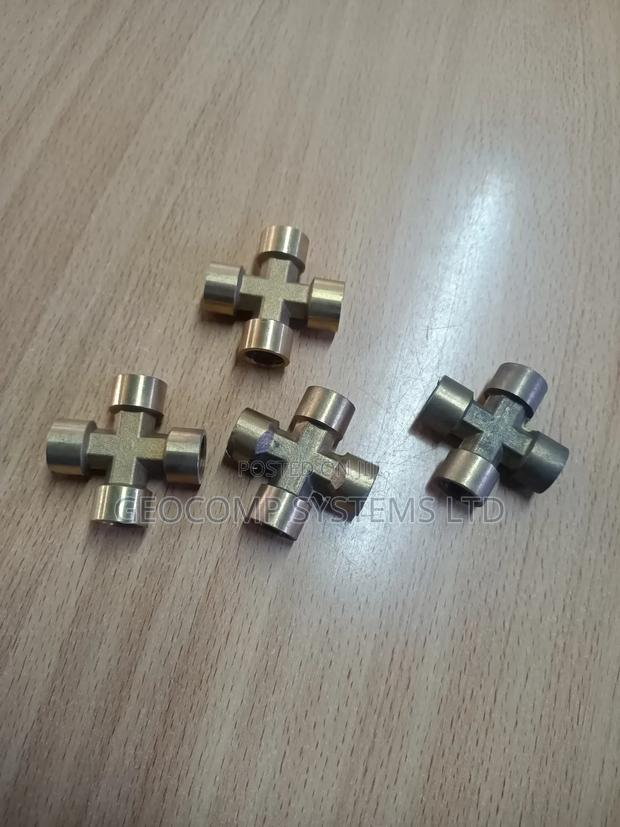 Cross Tee 1/4" (Brass) - thumbnail 3