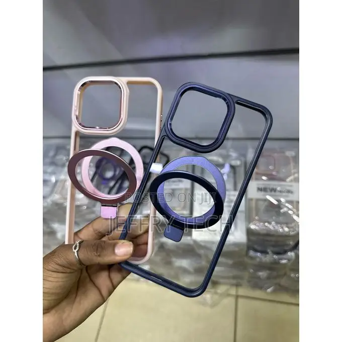 BWTRFG Newskin Ultra-Clear Magsafe Stand iPhone 15 Plus Case