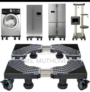 Heavy-Duty Double Tube Fridge/Washing Machine Stand (70-90 )