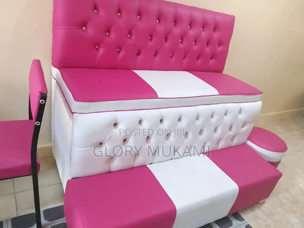 Pink Pedicure Chair