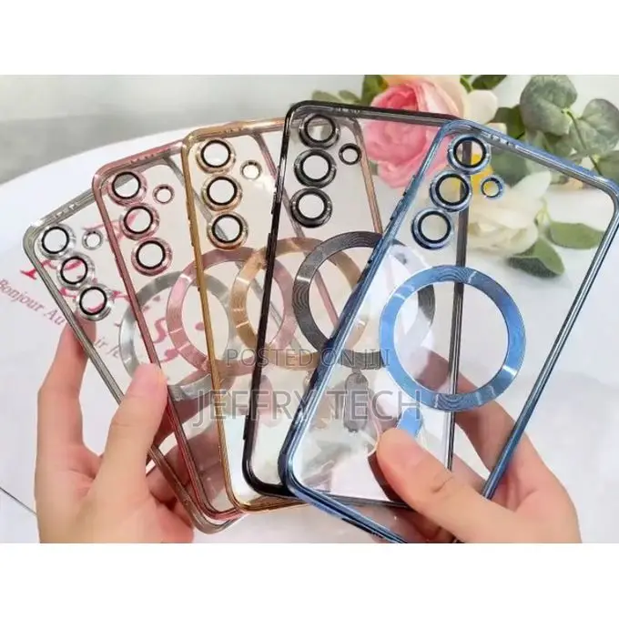 Qwedvy Samsung Galaxy A56 Colorless With Black Edges