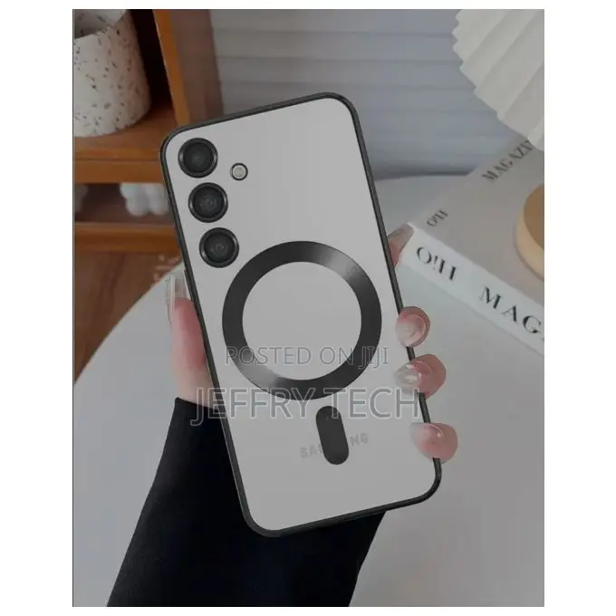 Qwedvy Samsung Galaxy A56 Colorless With Black Edges
