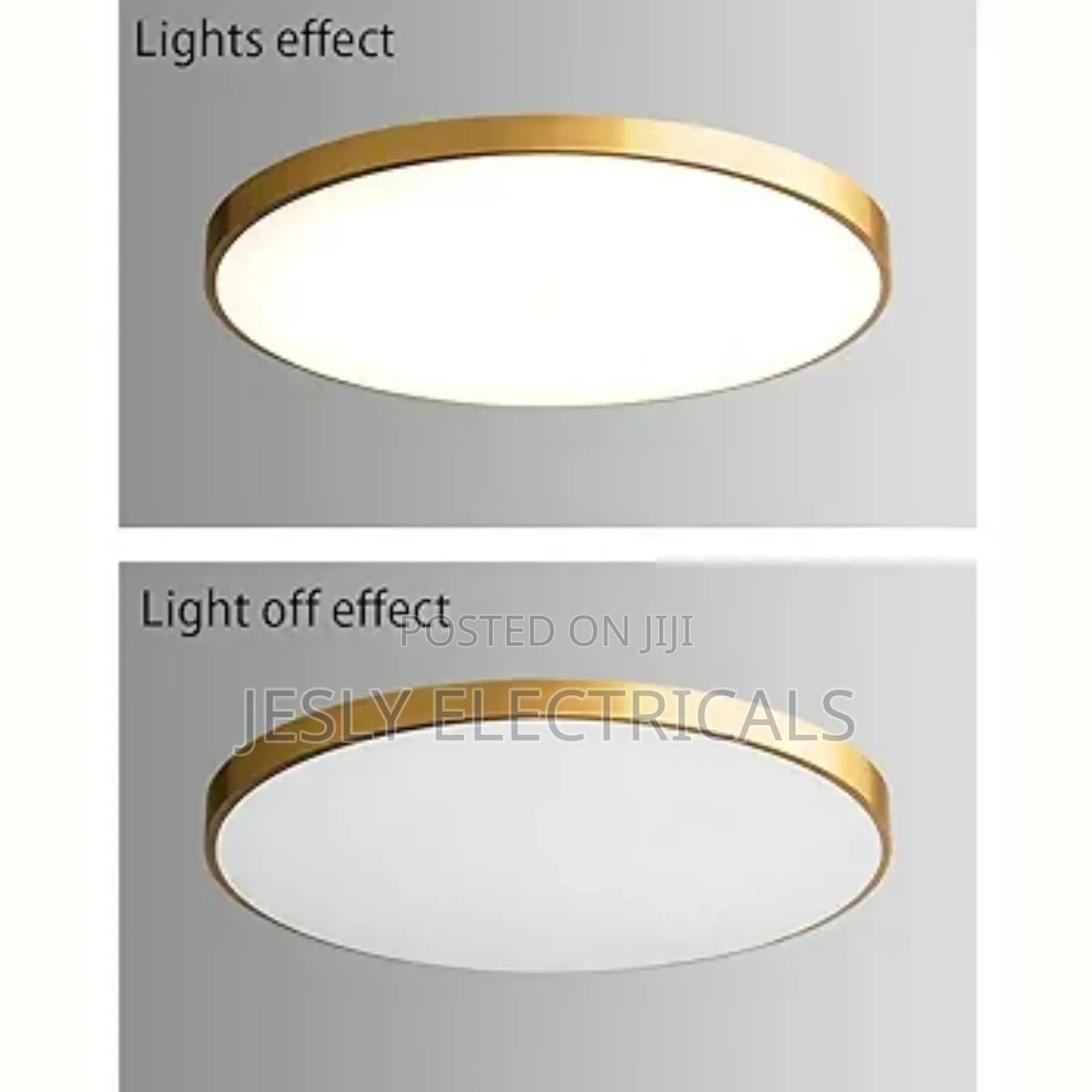 Minimalist All Copper Panel Led Light