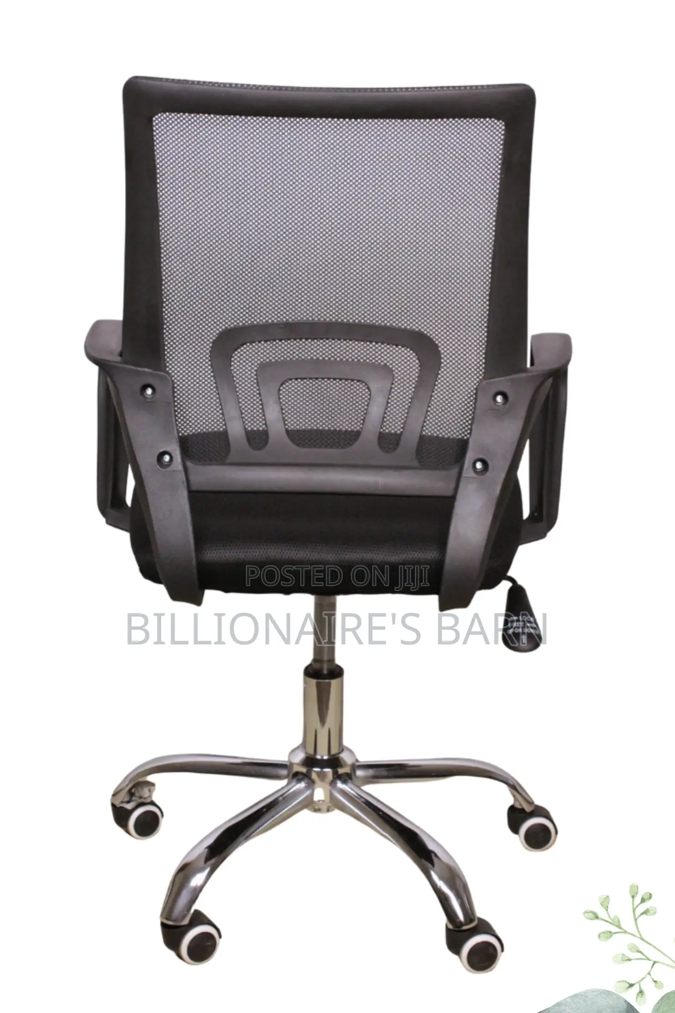 Office Chair; Adjustable Low Back Mesh Chair With Armrest