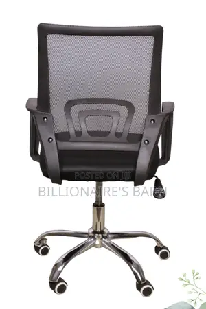 Office Chair; Adjustable Low Back Mesh Chair With Armrest