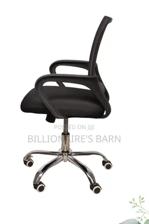 Office Chair; Adjustable Low Back Mesh Chair With Armrest