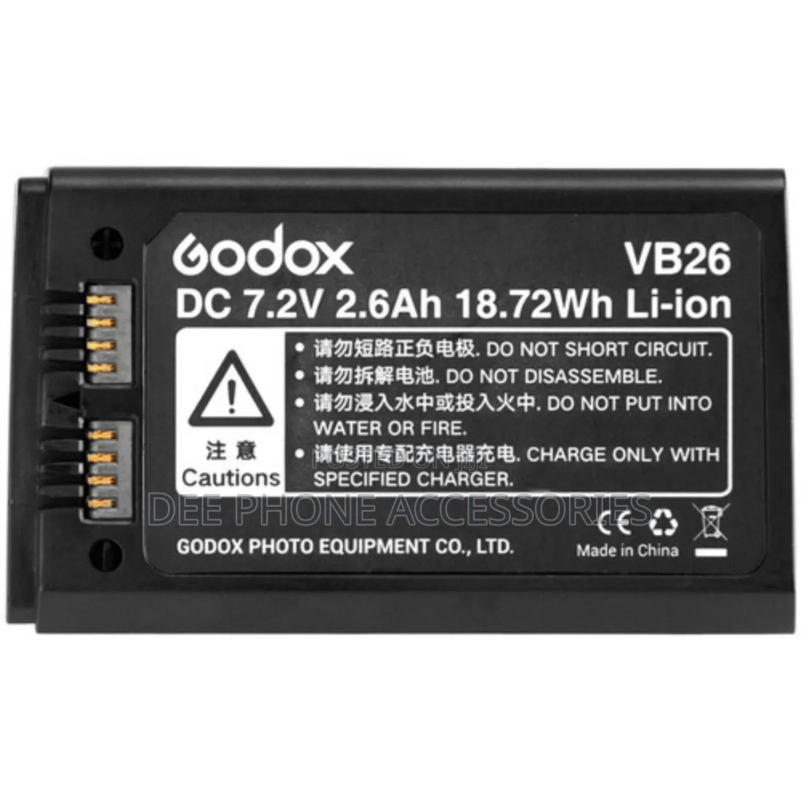 Godox V1 Vb 26 Speedlite Battery