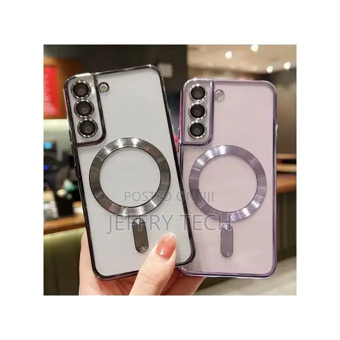 Pavoxy Samsung Galaxy A16 Transparent Magsafe Plated Case
