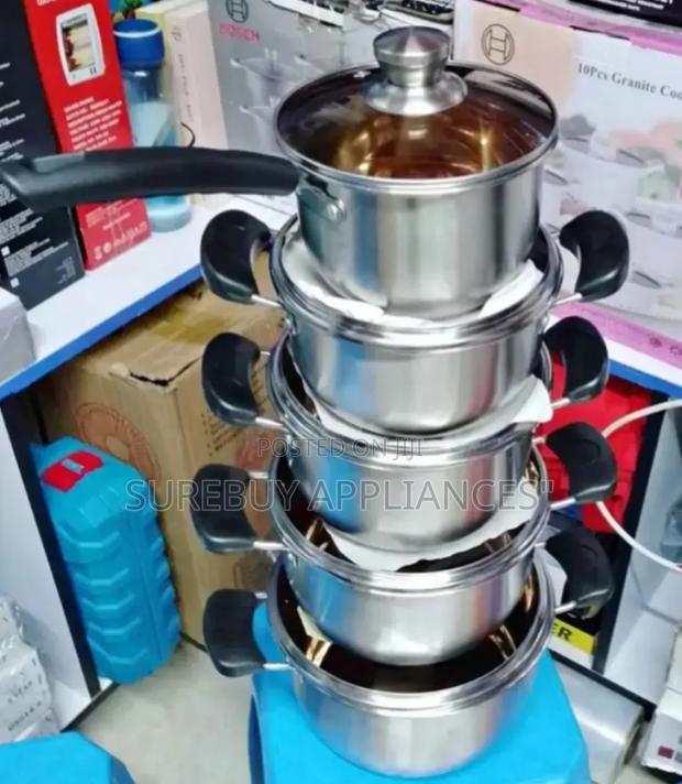 Jp Induction Base 10 PCS Stainless Steel Cookware Set - main view