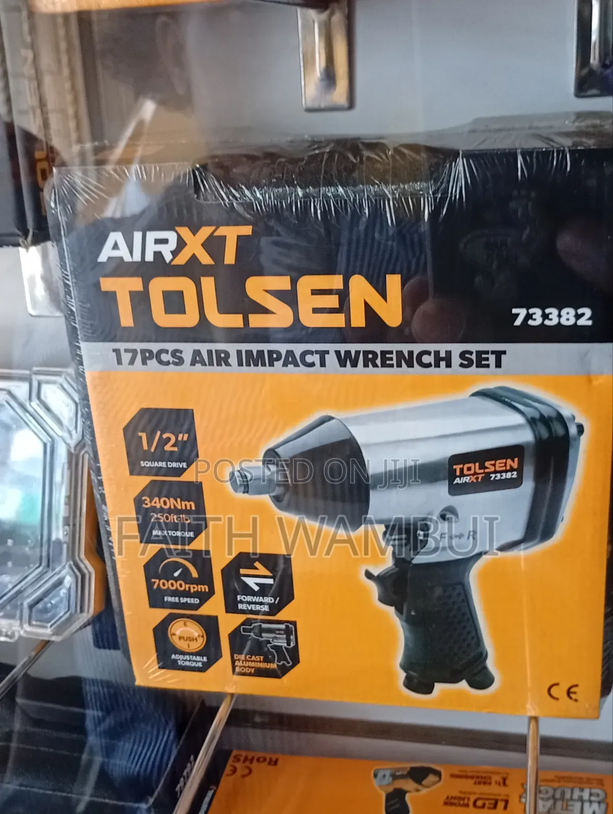17 Piece Tolsen Air Impact/Air Impact 17 Piece