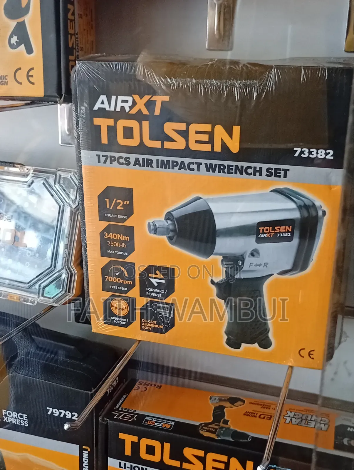 Quality Air Impact 17 Piece Wrench Set/Wrench Set