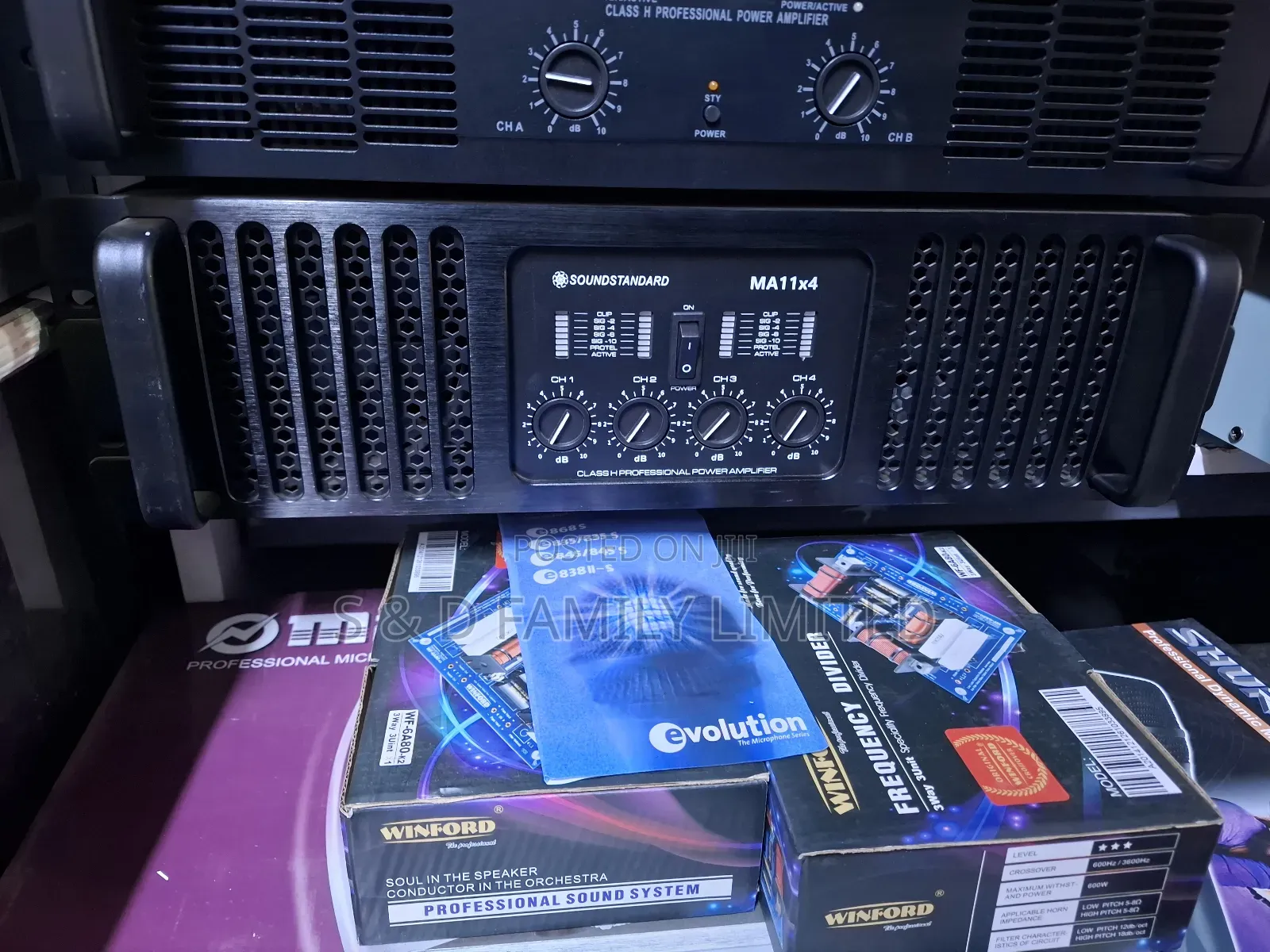 Soundstandard Ma11 Four Channel Amplifier