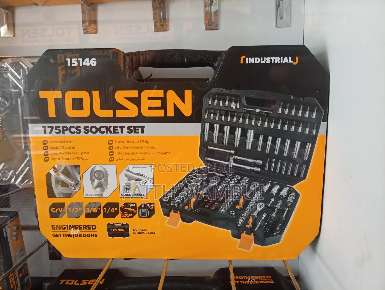 New 175 Tolsen Socket Set/Socket Set
