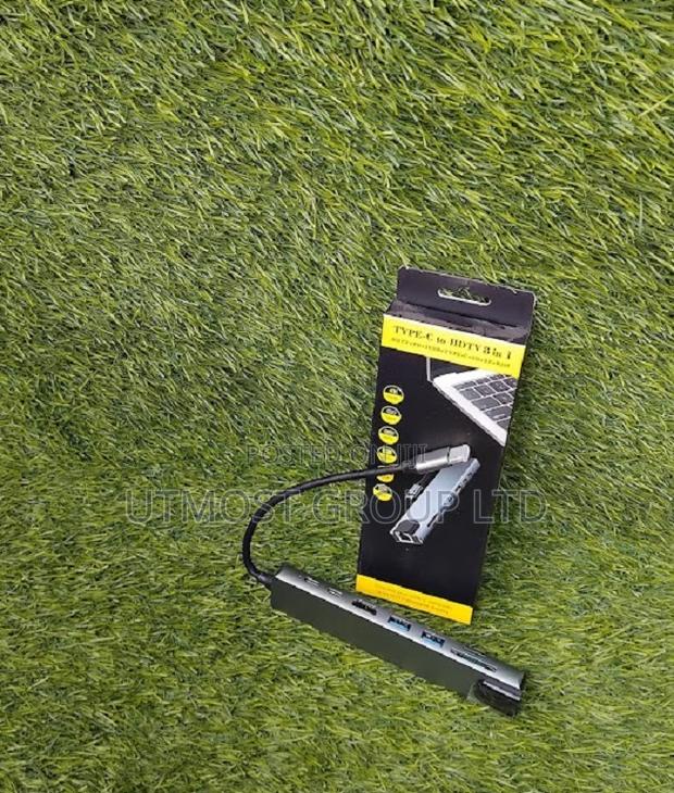 Usb C to Hdmi +Gigabit Ethernet +Usb 3.0 Type C Adapter - main view