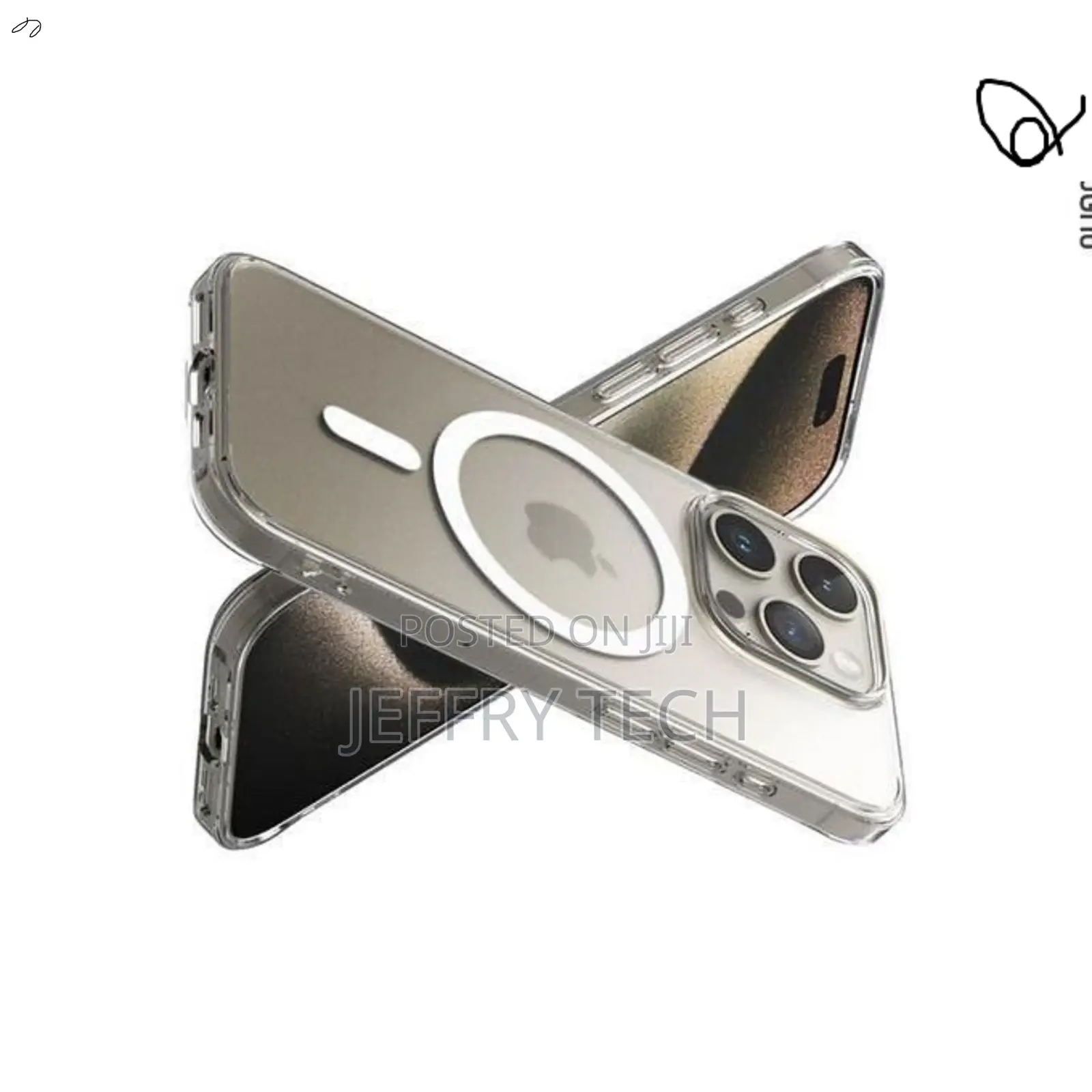 Princt Clear Solid Magsafe Transparent Case iPhone 16 Promax