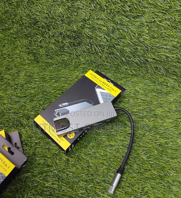 5-in-1 Usb-C Hub Hdmi + Lan Connectivity and Expansion - main view