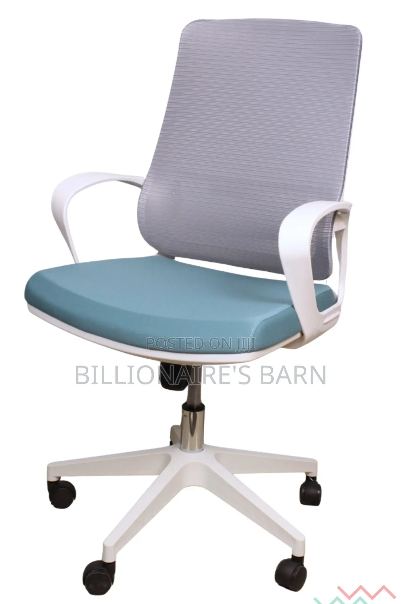 Office,Mesh Office Chair With Smooth-Glide Casters