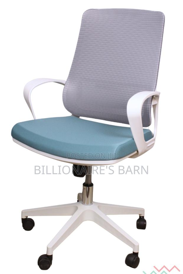 Office,Mesh Office Chair With Smooth-Glide Casters - thumbnail 2