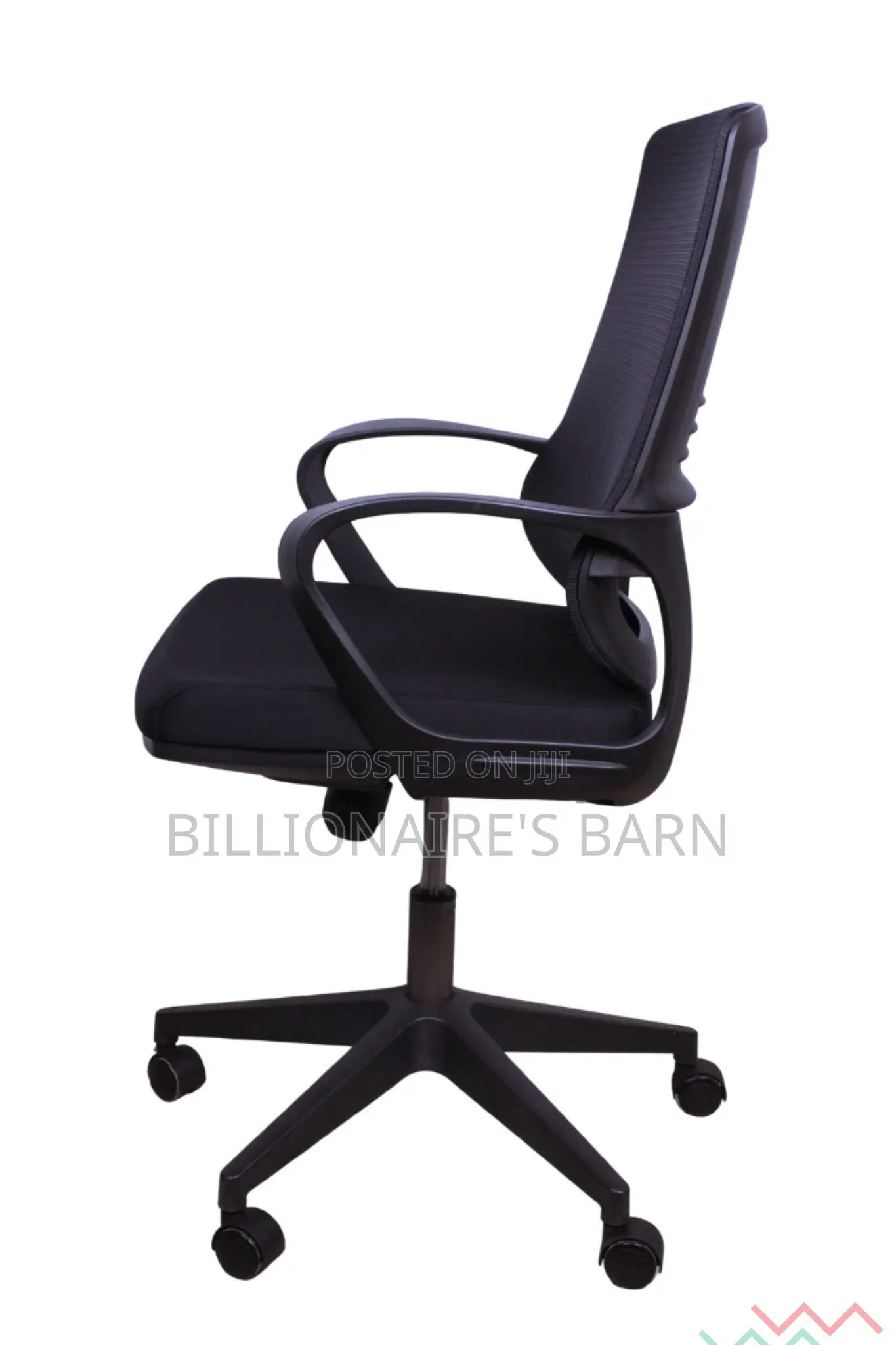 Office Mesh Chair With Minimalist, Sleek Design Black