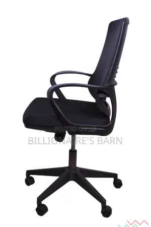 Office Mesh Chair With Minimalist, Sleek Design Black
