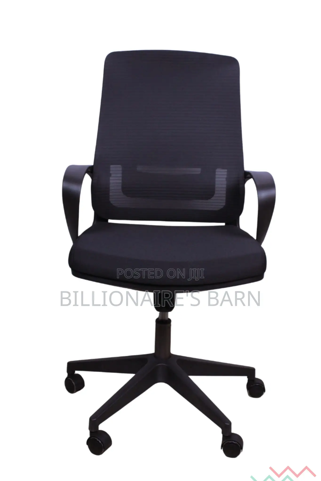 Office Mesh Chair With Minimalist, Sleek Design Black