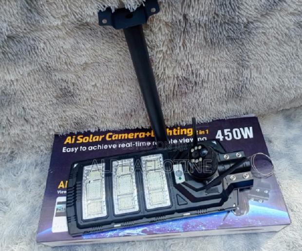 450w Solar Street Light With CCTV Camera 4g