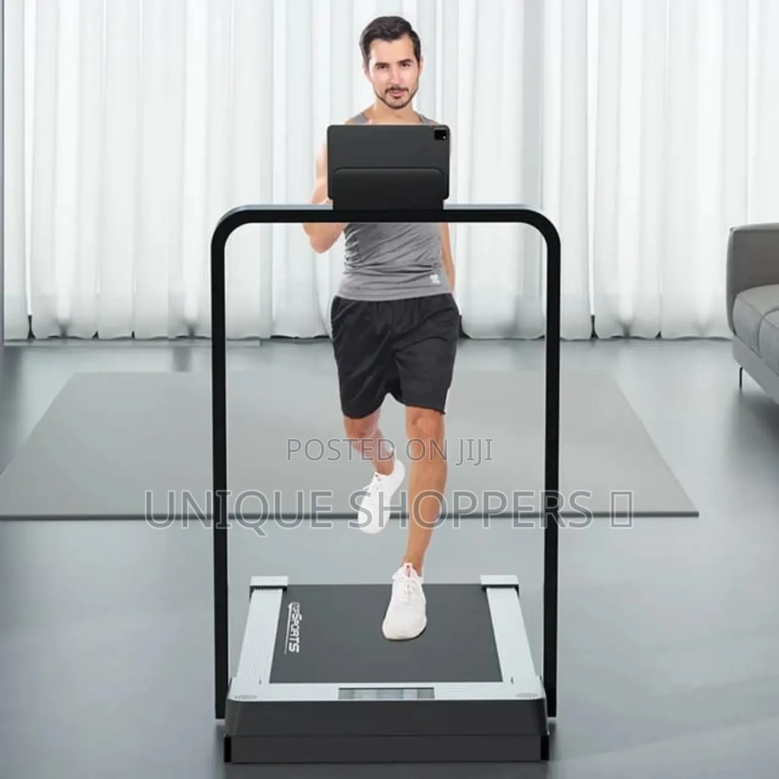 6 Speed Walking Pad With Foldable Handle Bars