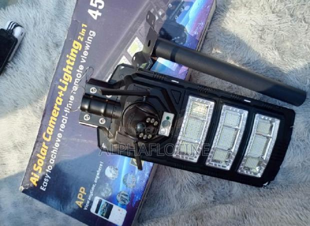 450w Ai Solar Camera Street Light With Remote Monitoring2in1
