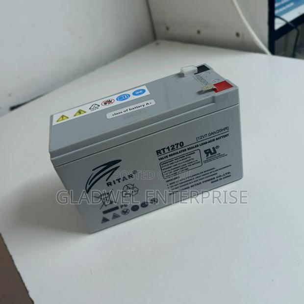 7amp 12v Rita Battery - main view