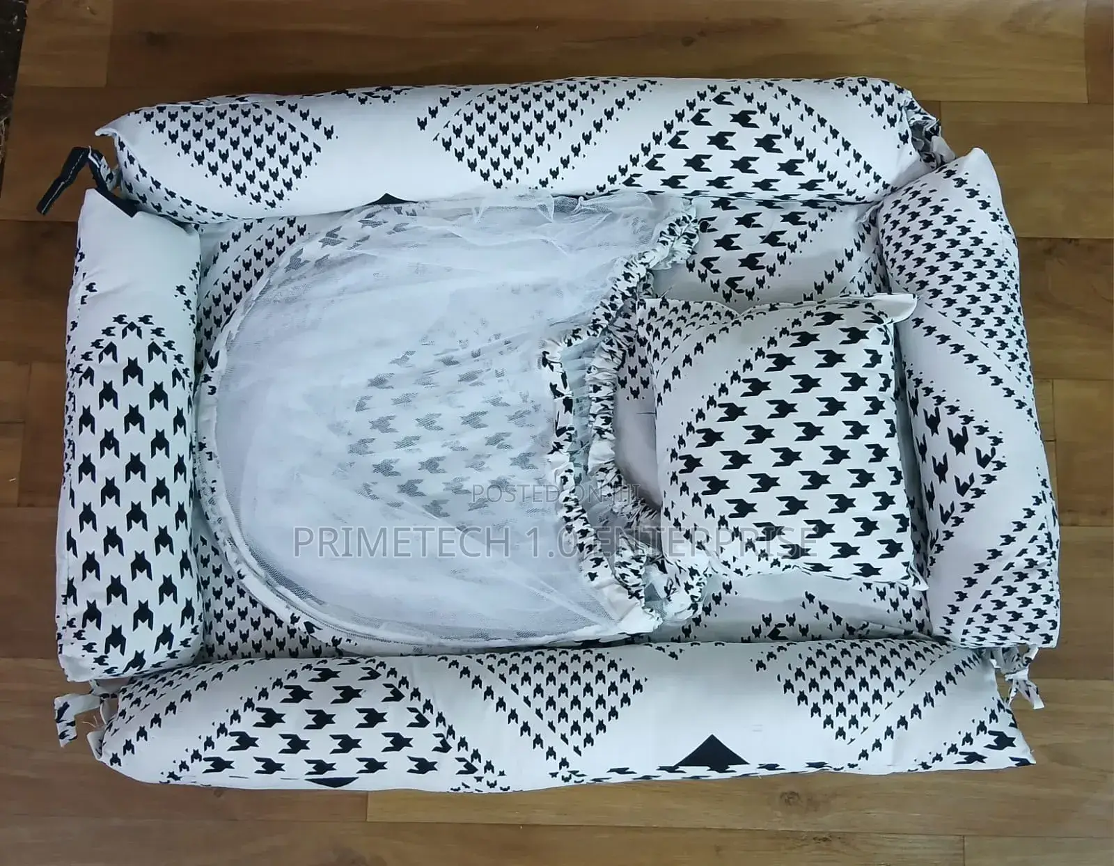 Baby Co-Sleeper With Net-White