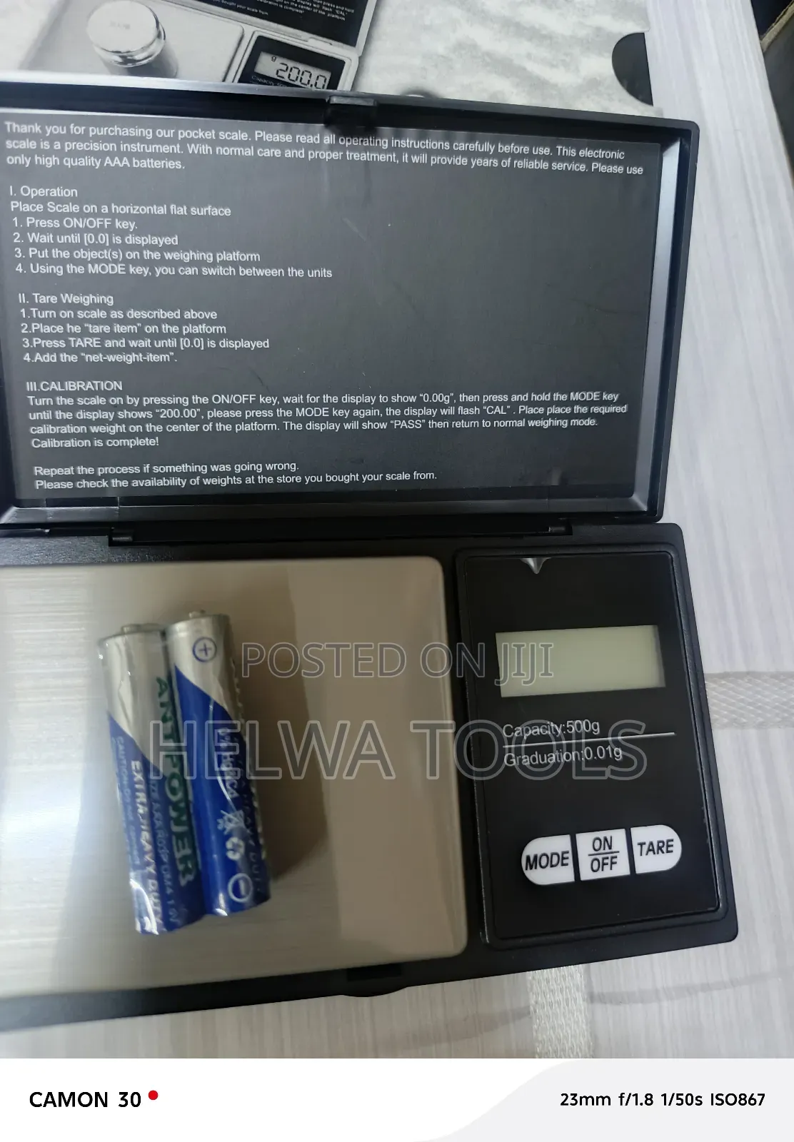 500 G Digital Grams Scale