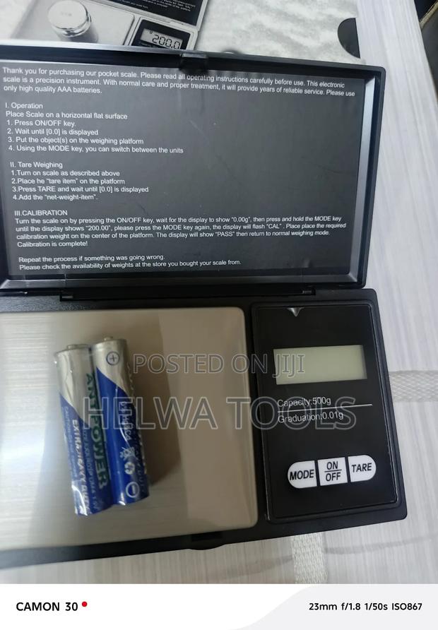 500 G Digital Grams Scale - main view