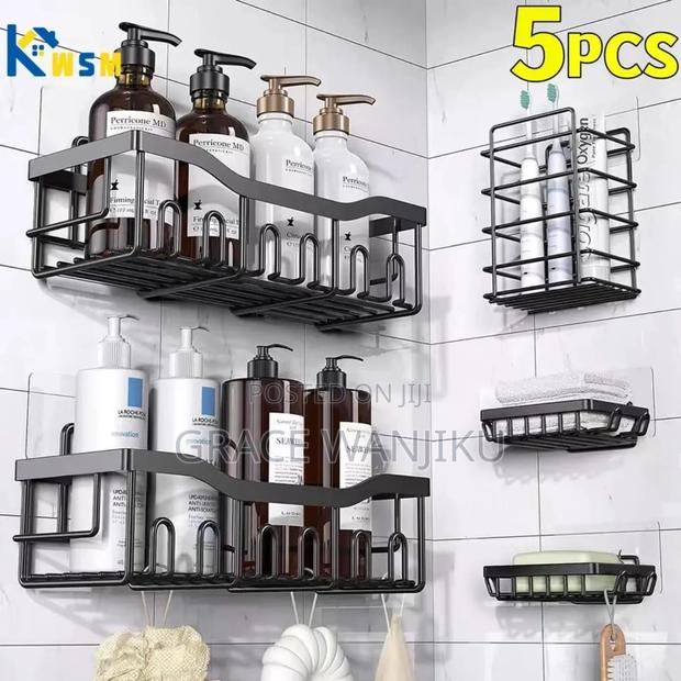*5pcs Set Shower Caddy Shelf/Bathroom Organizer*