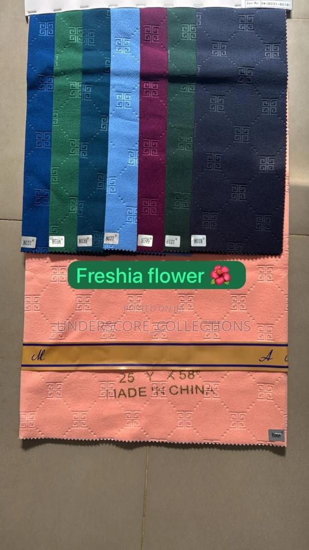 Freshia Flower Sponch Double Sided Fabric - main view