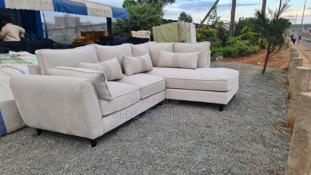 Economical 6 Seater L Sofa Set