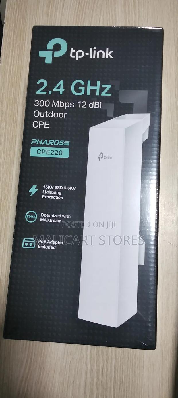 Tp-Link 2.4 GHZ 300mbps 12dbi Outdoor Cpe - Tl-Cpe220