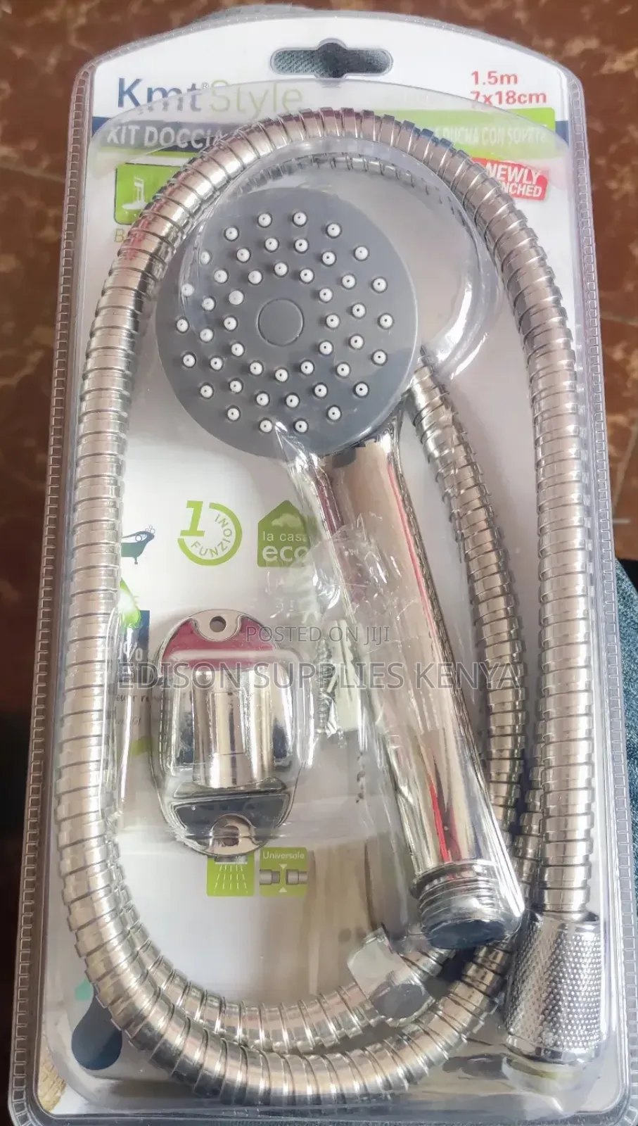 Telephone Shower Handheld Showerhead Set 1.5 M Flexible Hose