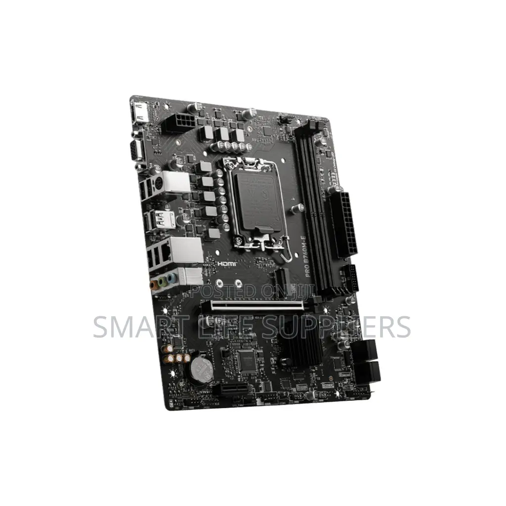 Msi Pro B760m-E Ddr5 Motherboard Lga 1700 12/13/14th Gen Cpu