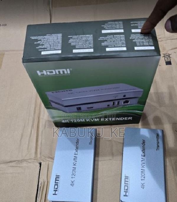 120m KVM Hdmi Extender With Loop Usb Over Cat5 Cat6 Cable