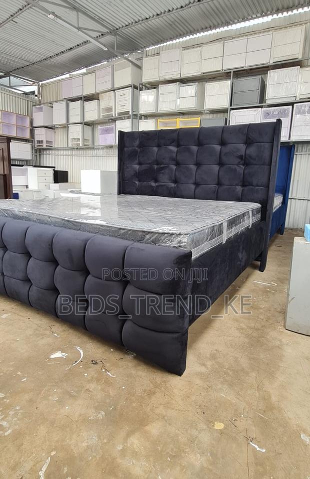 Modern Tufted Chester Bed 6 by 6 Ft