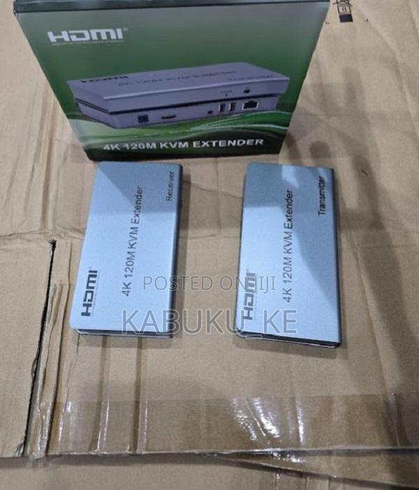  120m KVM Extender Hdmi Extender Network Cable + Usb Mouse
