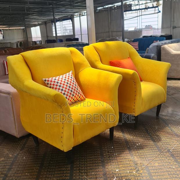 Yellow Pair of Armchair