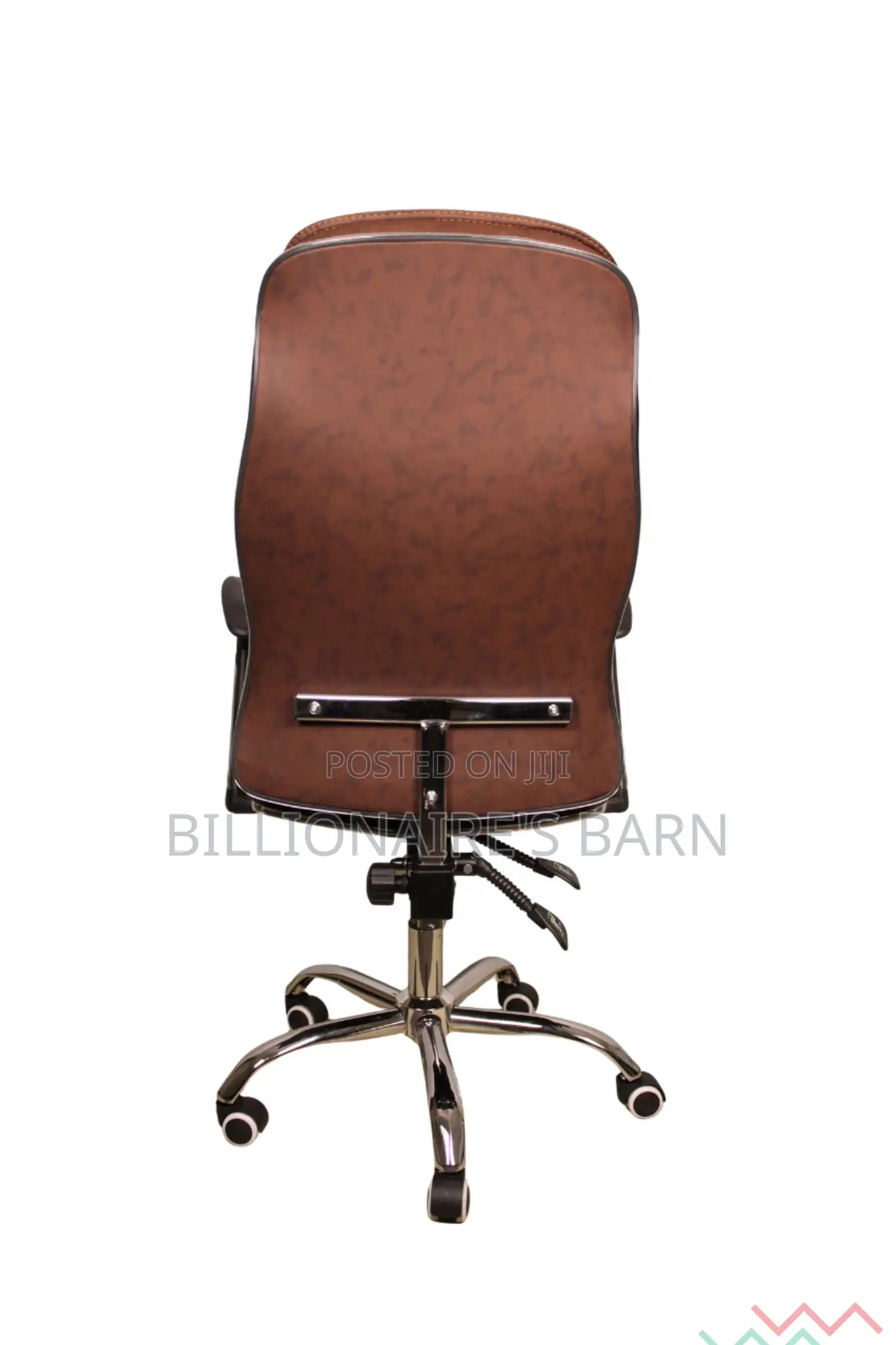 Executive Office Ergonomic Leather Seat With Padded Armrest
