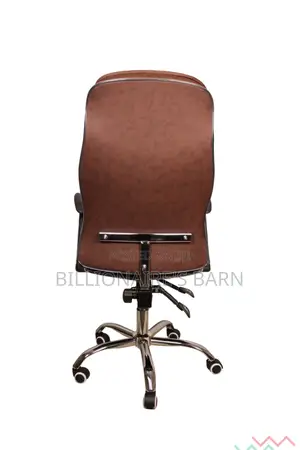 Executive Office Ergonomic Leather Seat With Padded Armrest
