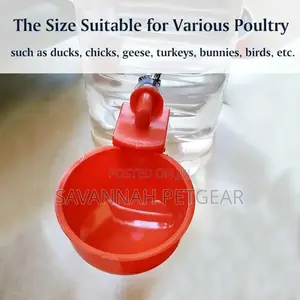 Automatic Chicken, Quail Waterer Cups, Waterer Feeder - 6pcs