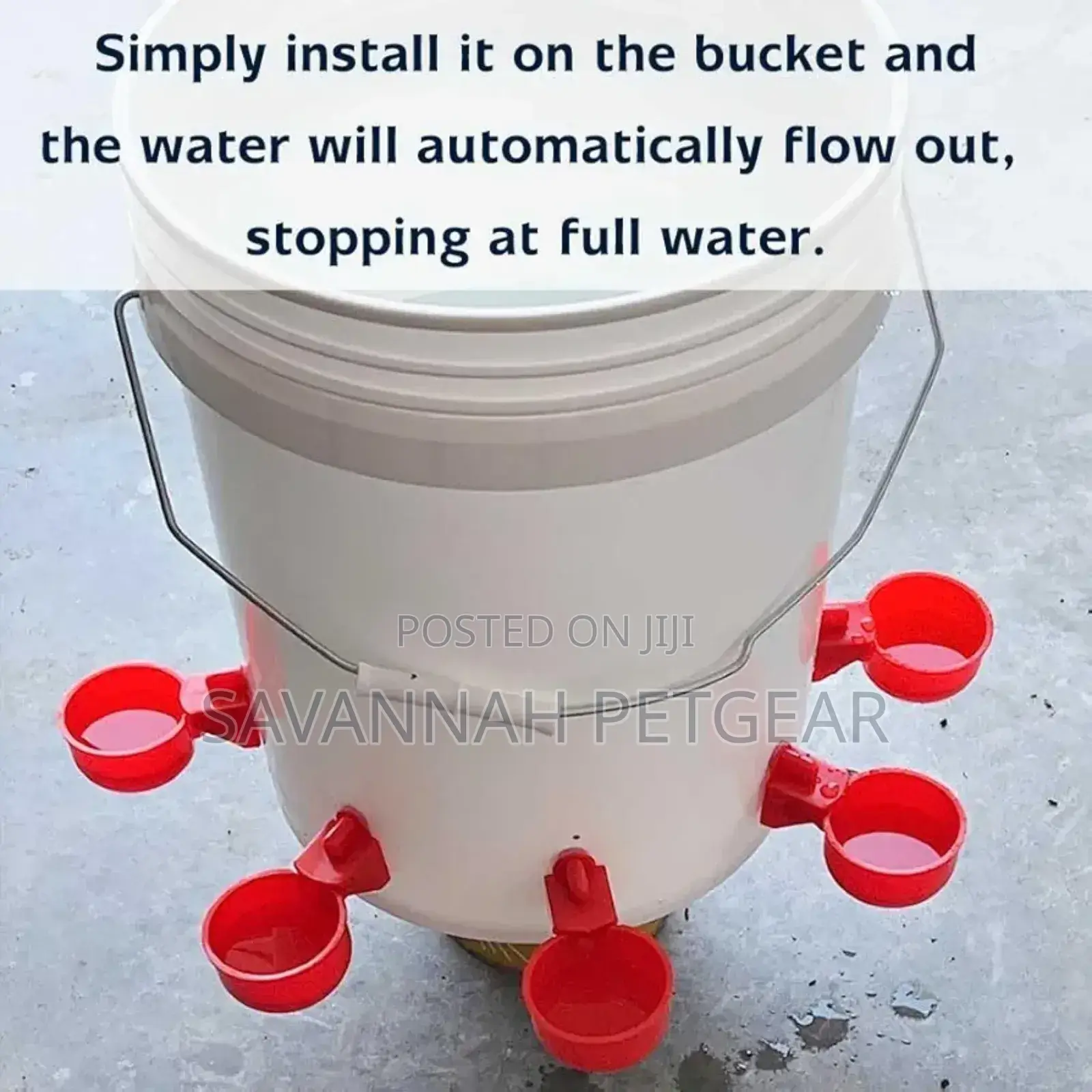 Automatic Chicken, Quail Waterer Cups, Waterer Feeder - 6pcs