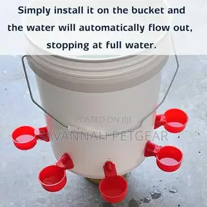 Automatic Chicken, Quail Waterer Cups, Waterer Feeder - 6pcs