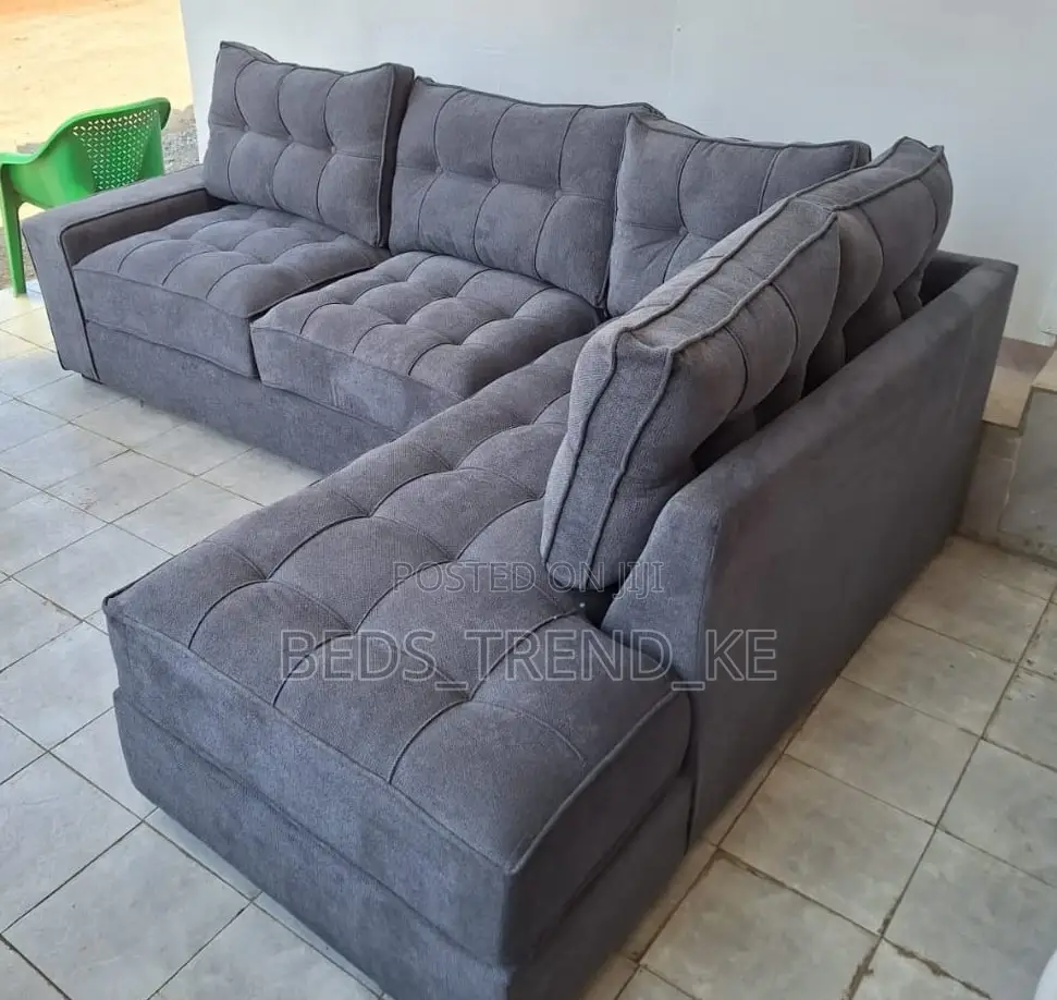 Cushy Chester 6 Seater L Sofa Set