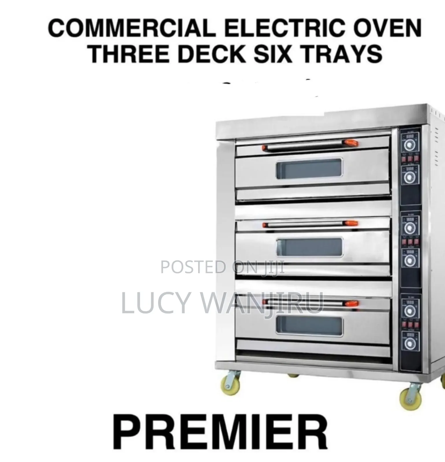 3 Deck 6 Tray Industrial Oven/ Commercial Oven 6 Tray