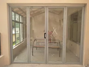Stylish Aluminum Folding Doors – Space-Saving Sleek!"